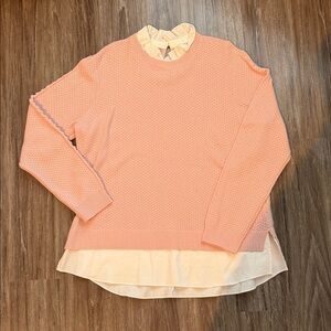 Light Pink Layered-Look Ted Baker Sweater Top